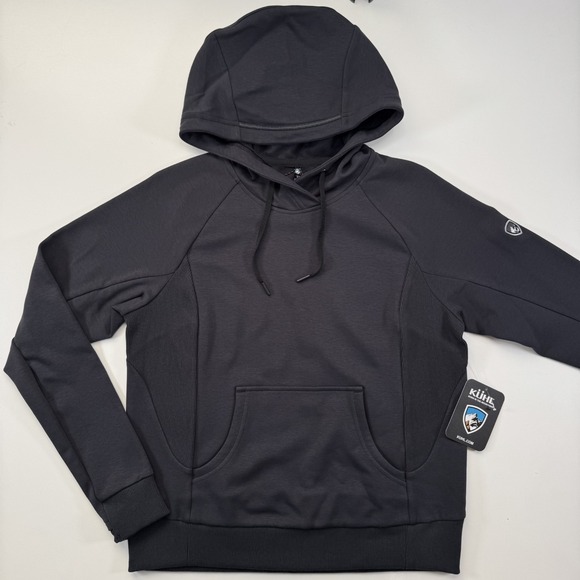 Kuhl Tops - KUHL‎ Karisma Pullover Hoody Sweatshirt Stretch Ribbed Panels Womens Small Black